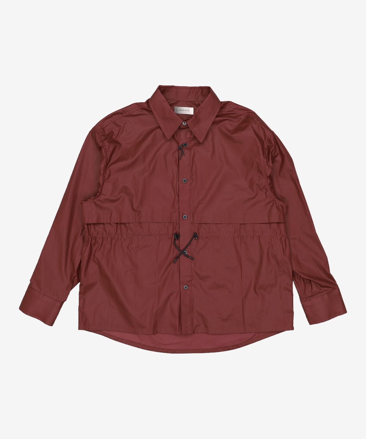 메종미네드(MAISON MINED) FLAP STRING SHIRTS RED M