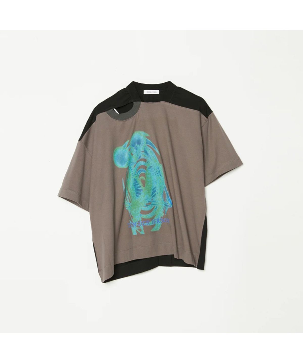 찬스클로딩(CHANCE CLOTHING) CUTTING TEE - BLACK