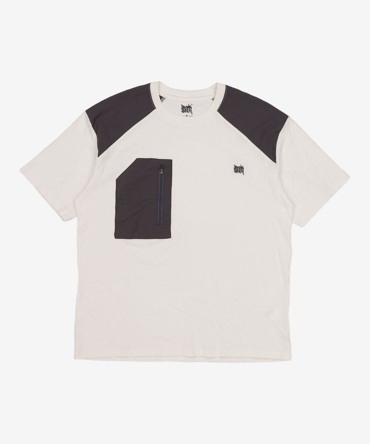 브라운브레스(BROWNBREATH) TAG COMBI TEE - WHITE M