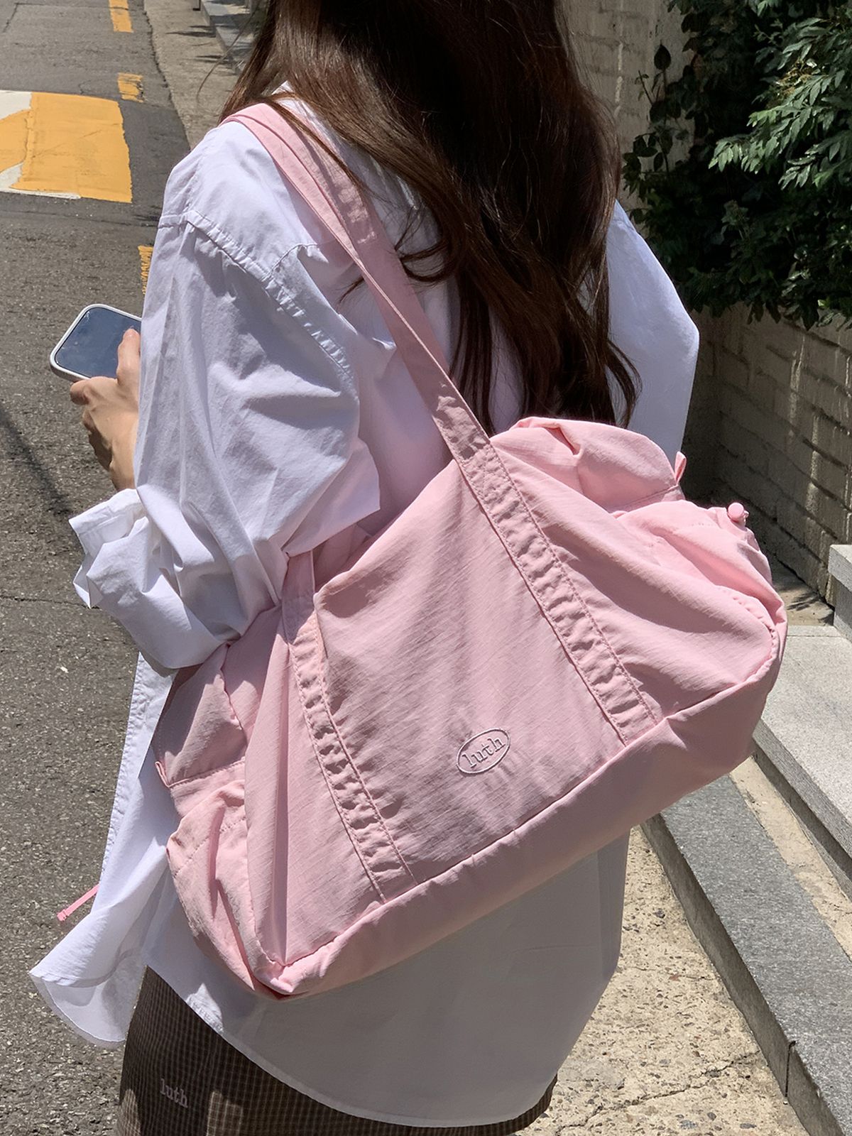 루스프로덕트(LUTHPRODUCT) Daily Sporty Duffle Bag _ PINK