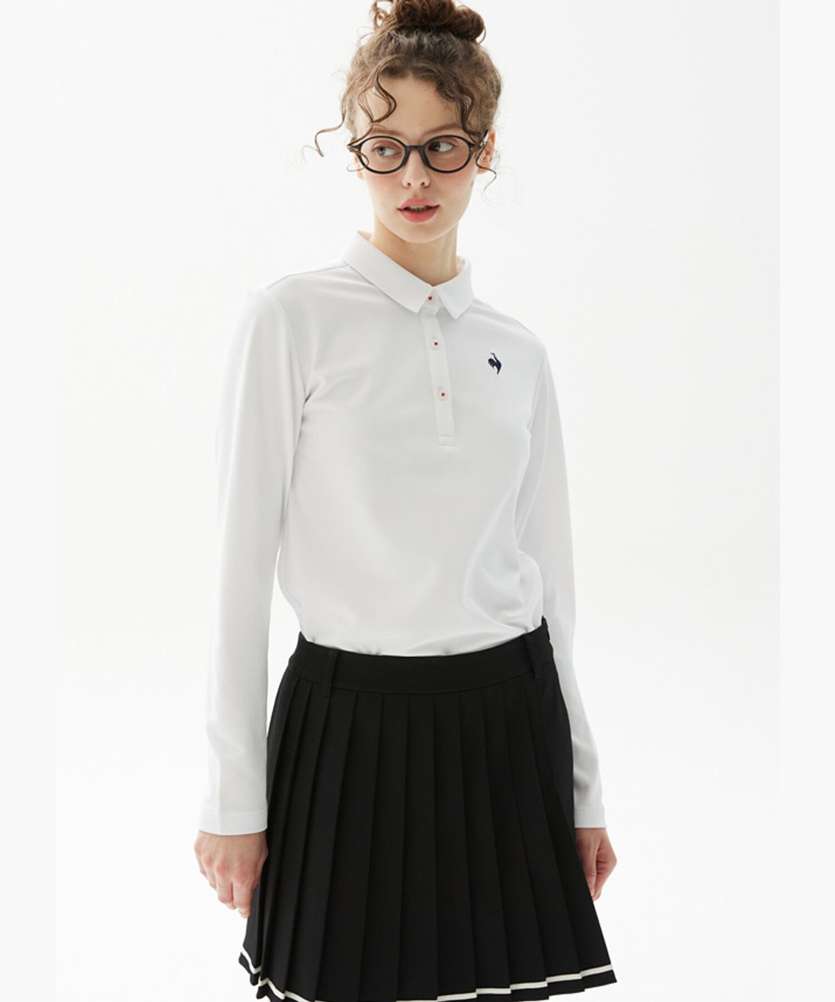 르꼬끄 골프(LECOQ GOLF) 여성 데일리 긴팔 카라 티셔츠 _WH00 GR312LTL89
