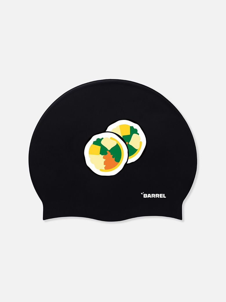 김밥 실리콘 스윔 캡 블랙 (B6SUASC113BLK)