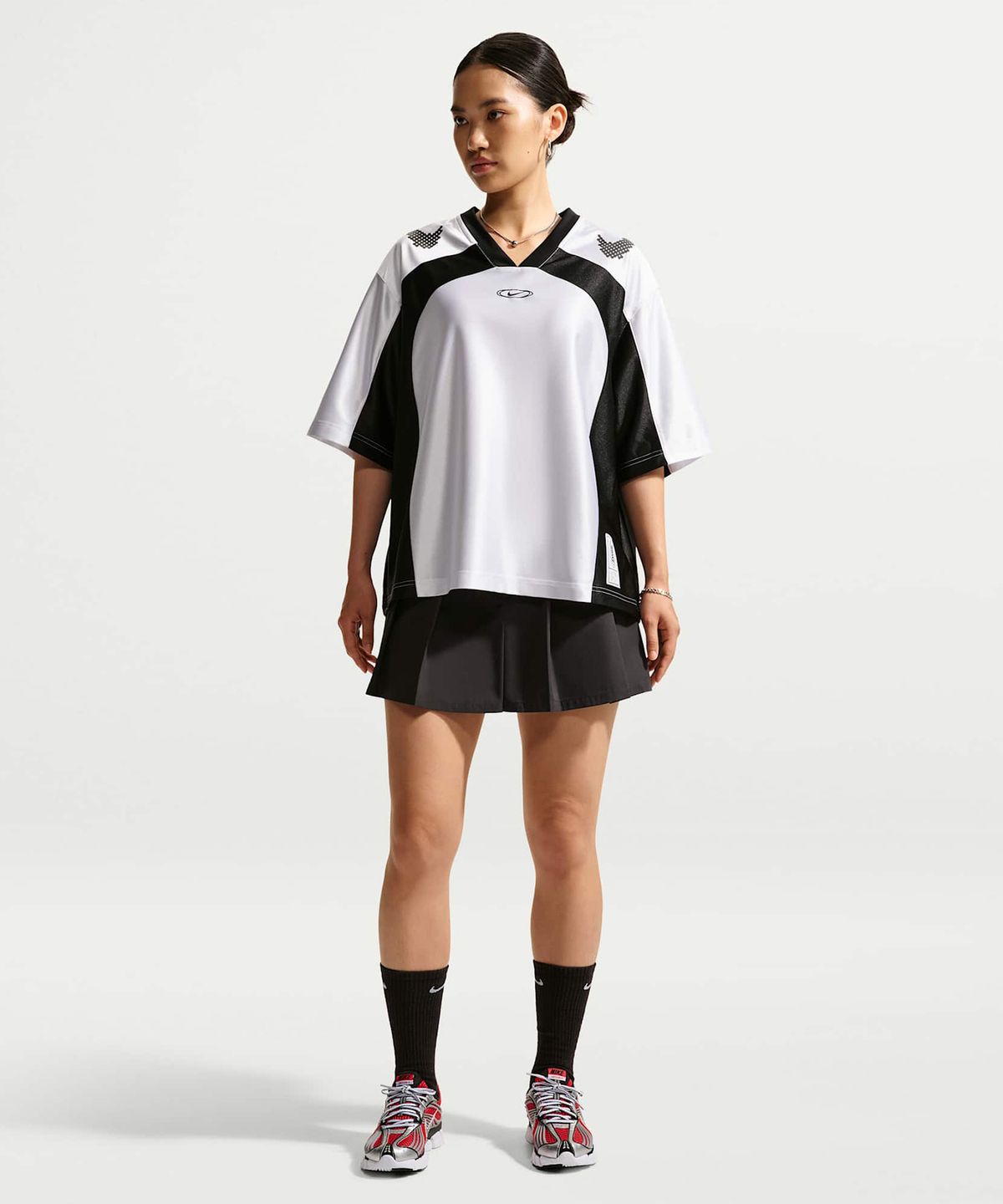 나이키(NIKE) 스포츠웨어 플리츠 미니스커트 W - 블랙:리저록 / IO9612-010