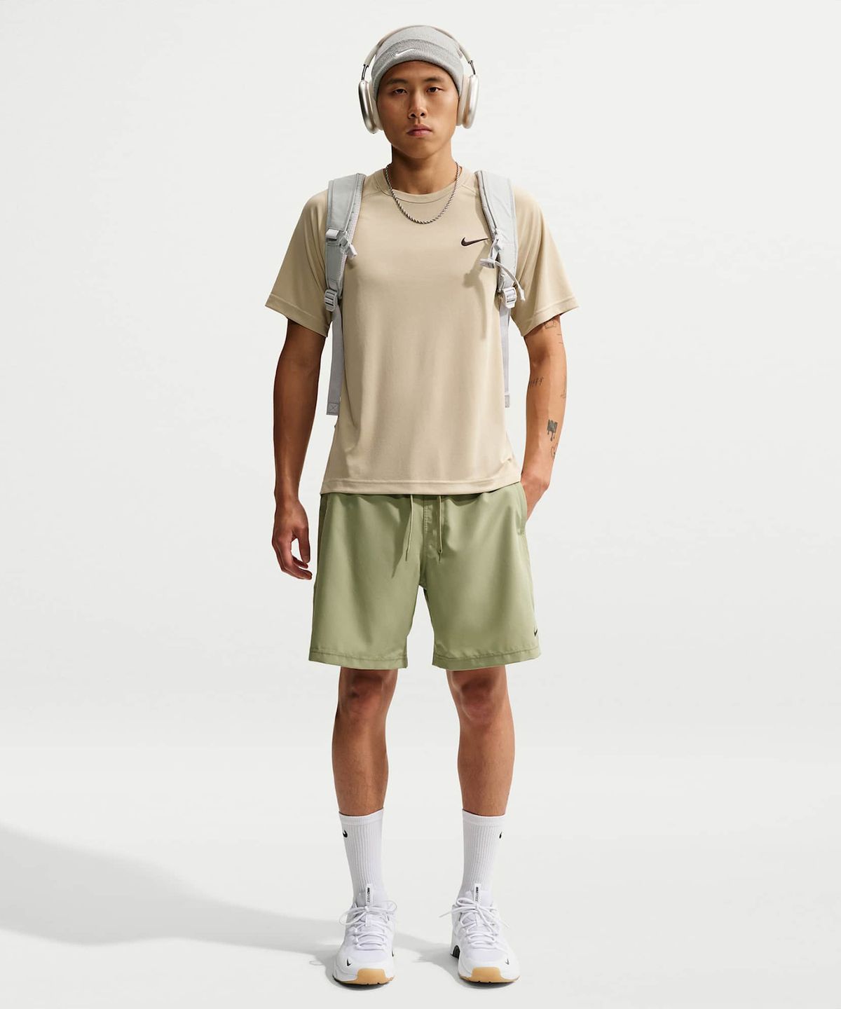 나이키(NIKE) 드라이 핏 폼 7인치 언라인드 버서타일 쇼츠 M - 더스티 올리브:블랙 / DV9858-377