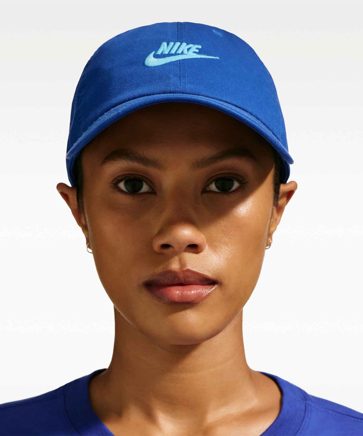 나이키(NIKE) 클럽 언스트럭처드 퓨추라 워시 캡 - 올드 로얄:풋볼 블루 / FB5368-417