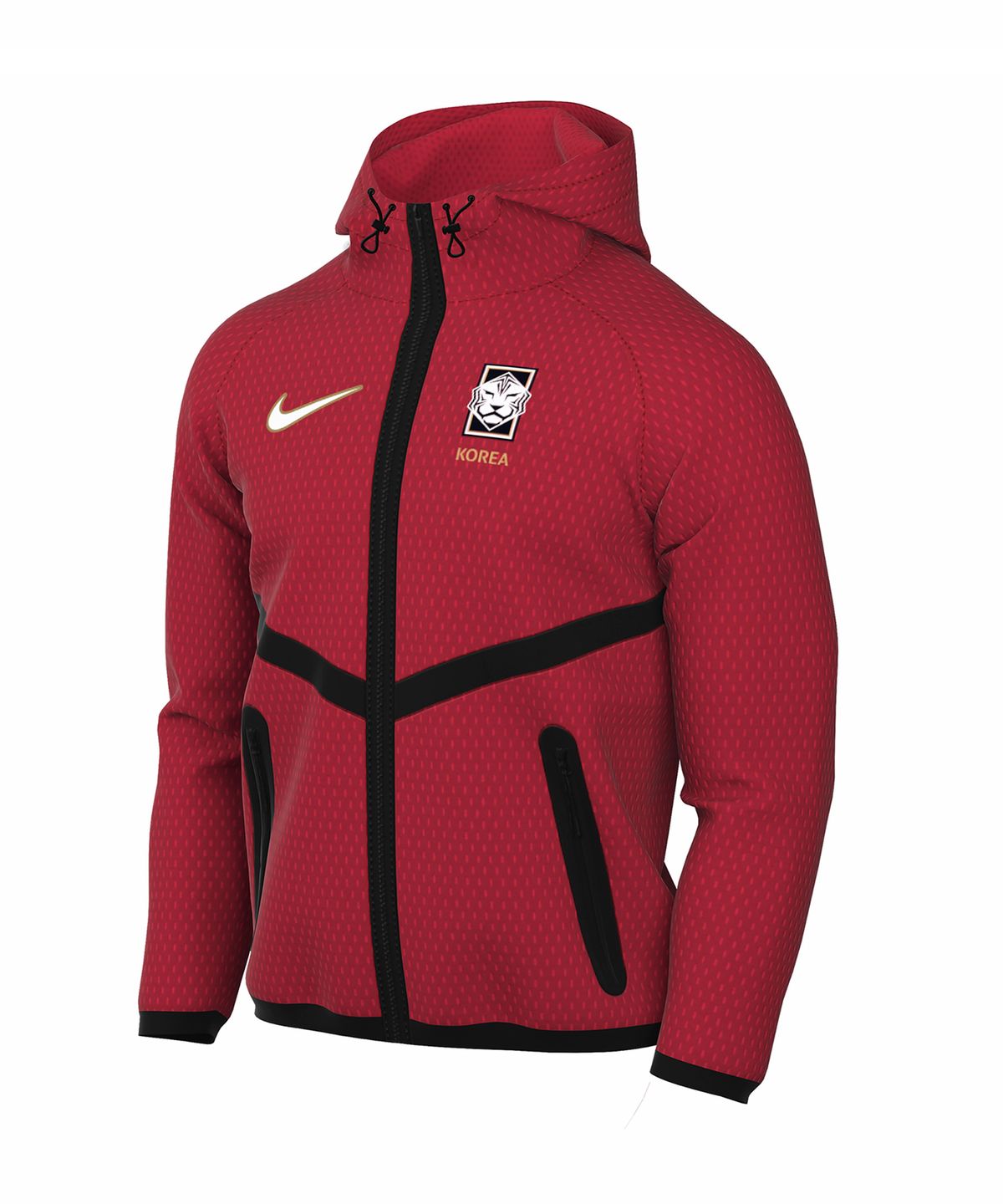 나이키(NIKE) 대한민국 드라이 핏 축구 앤썸 재킷 M - 파이어 레드:글로벌 레드:블랙:화이트 / IH1767-671