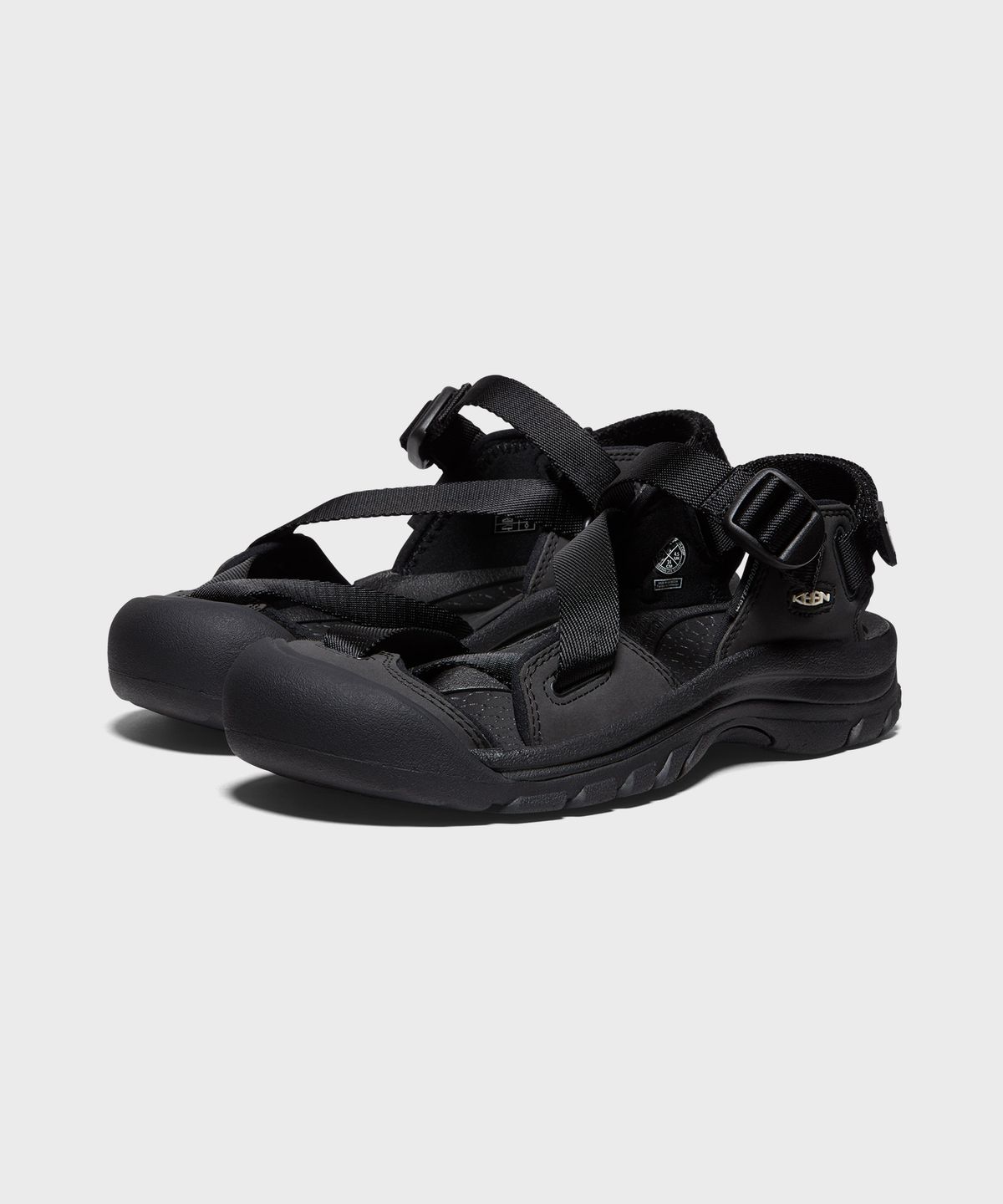 킨(KEEN) 제라포트 II 여성 샌들 Black/Black