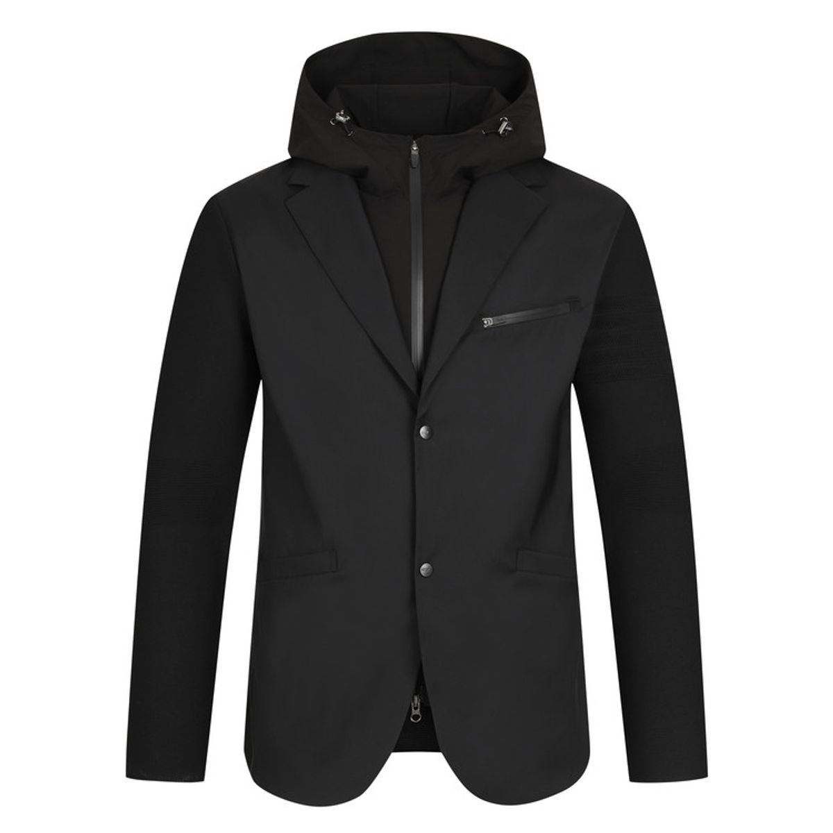 어메이징크리(AMAZINGCRE) [26SS] Men Ghost hybrid hoodie sweater jacket_A71MJK5099