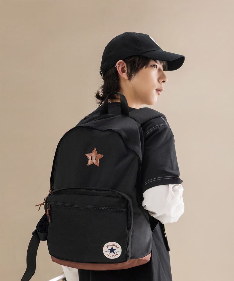 척 패치 블록 백팩 블랙 UA5994-023