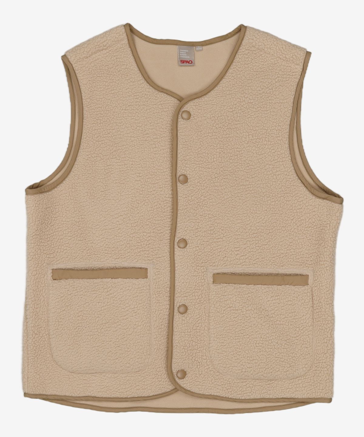스파오(SPAO) 베이직 덤블 베스트_SPFZA49C06_BEIGE XL