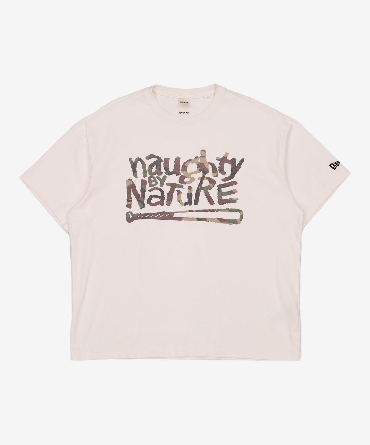 뉴에라(NEW ERA) NAUGHTY BY NATURE X 뉴에라 반팔 티셔츠 화이트 14699078 100