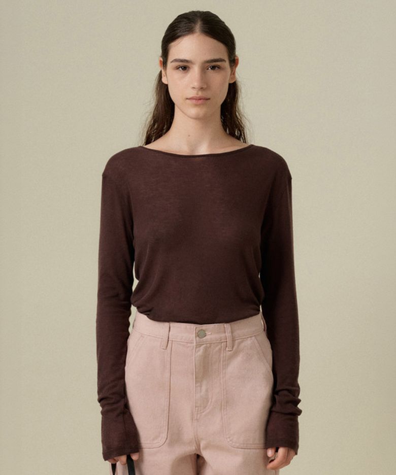 PAPER TEE_BROWN