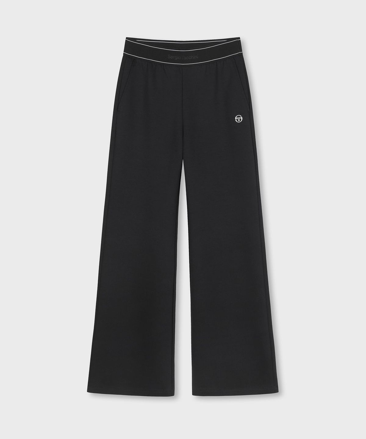 세르지오 타키니(SERGIO TACCHINI) W 쿠쉬라이트 하이웨이스트 부츠컷 팬츠 (Black)