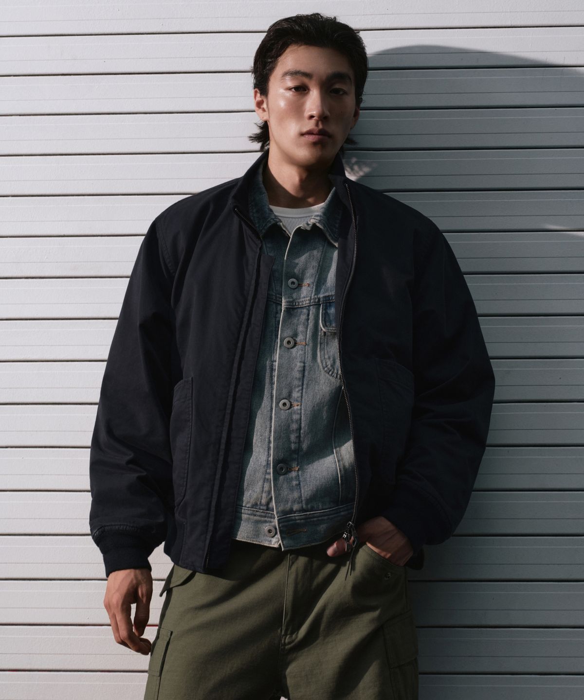무신사 스탠다드(MUSINSA STANDARD) US ARMY 탱커 재킷 [네이비]