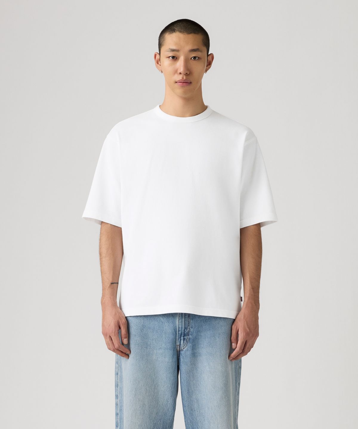 리바이스(LEVI'S) 헤비웨이트 루즈 티 005GY-0000