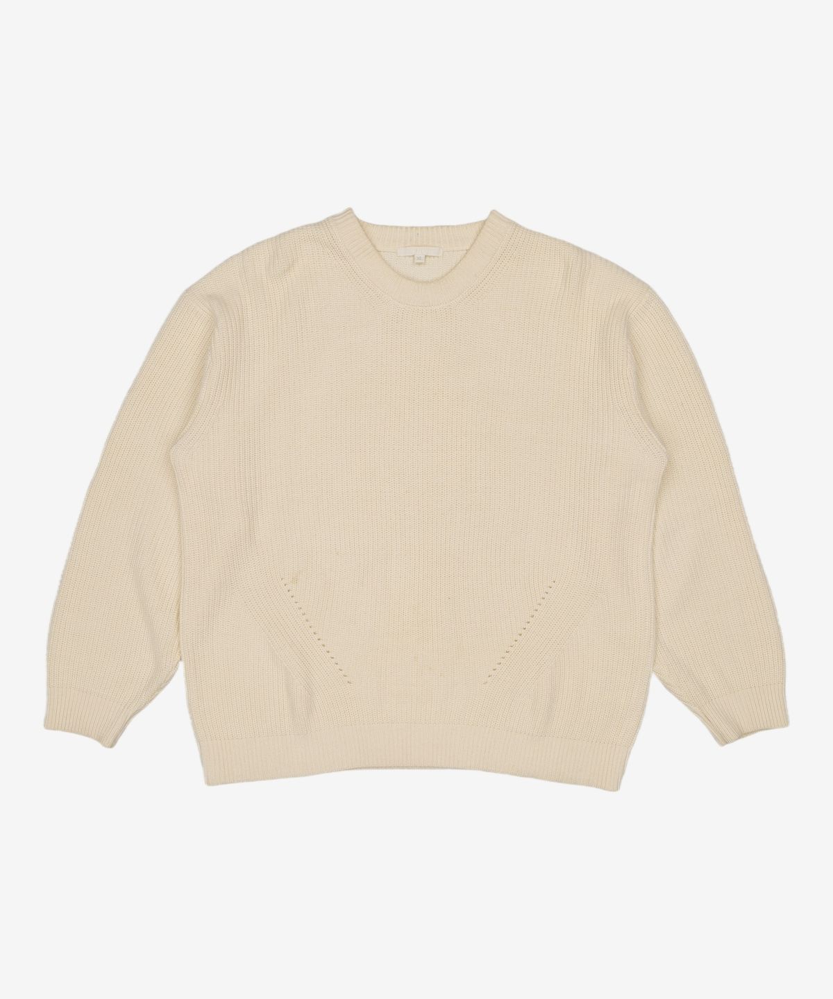 키뮤어(KIIMUIR) 23FW 워셔블 크루넥 니트_클라우드 크림 XL