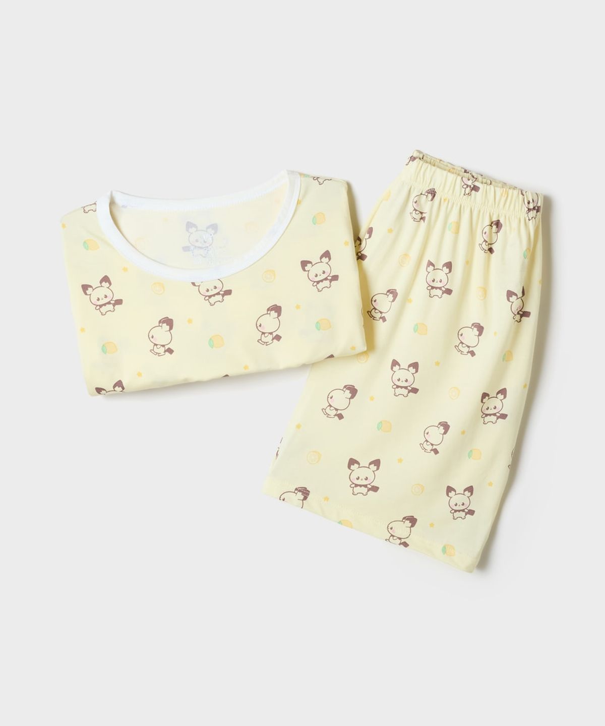 스파오 키즈(SPAO KIDS) [키즈] (포켓피스) 3부 모달 실내복 (RE)(Yellow)_SPLOG37KU3