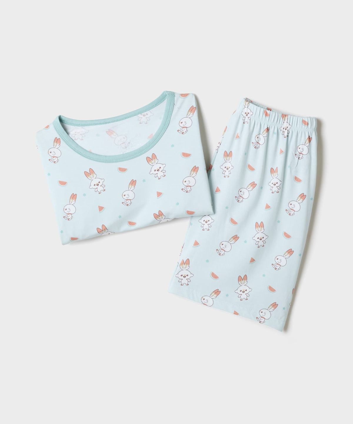 스파오 키즈(SPAO KIDS) [키즈] (포켓피스) 3부 모달 실내복 (RE)(Mint)_SPLOG37KU3