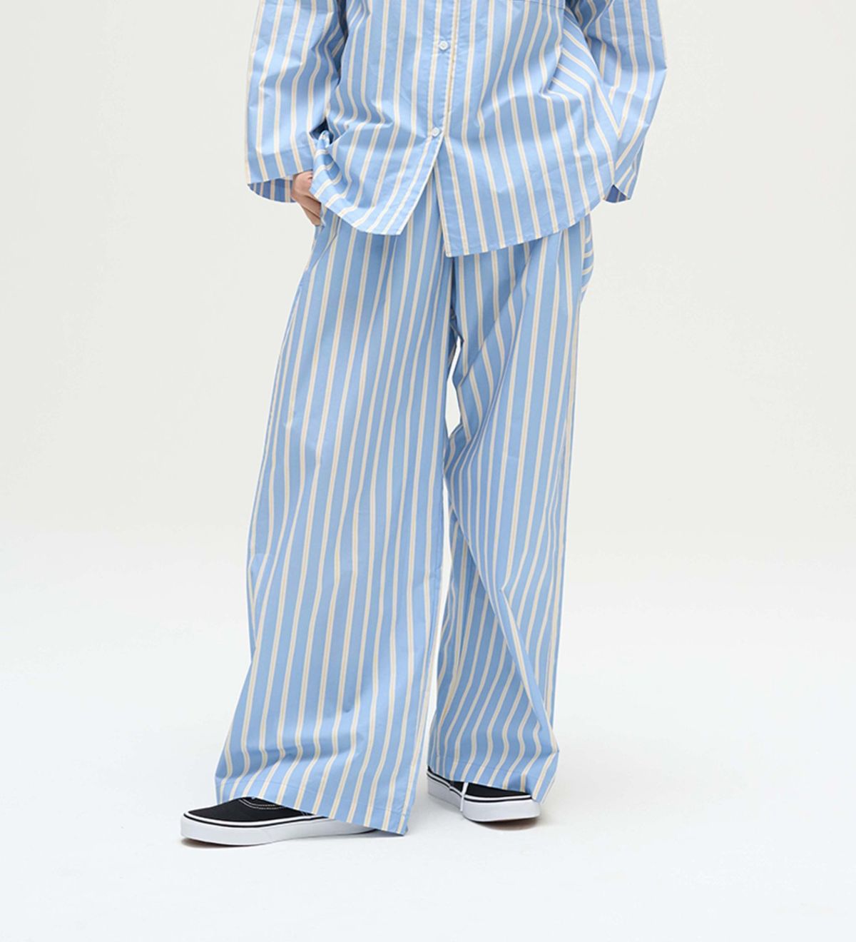 핀카(FINCA) BL107.0 원마일 팬츠_블루 레이어 스트라이프 2SIZES