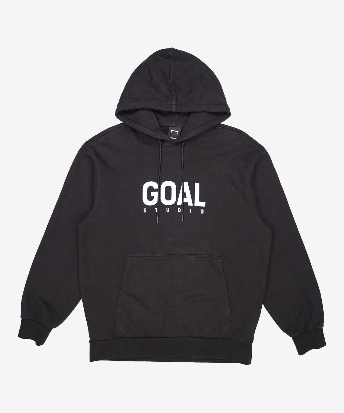 골스튜디오(GOALSTUDIO) GOALPOST LOGO HOODIE - BLACK L