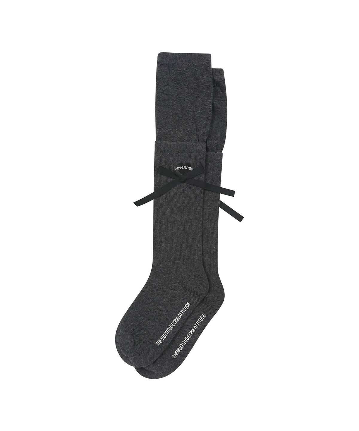 커버낫 키즈(COVERNAT KIDS) 클로버하트 레이어드 니삭스 멜란지그레이 CK2603SK62MG