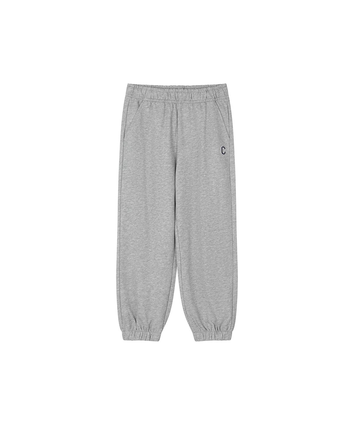 커버낫 키즈(COVERNAT KIDS) Little C 루즈 테이퍼드 조거 팬츠 멜란지그레이 CK2603JPE6MG