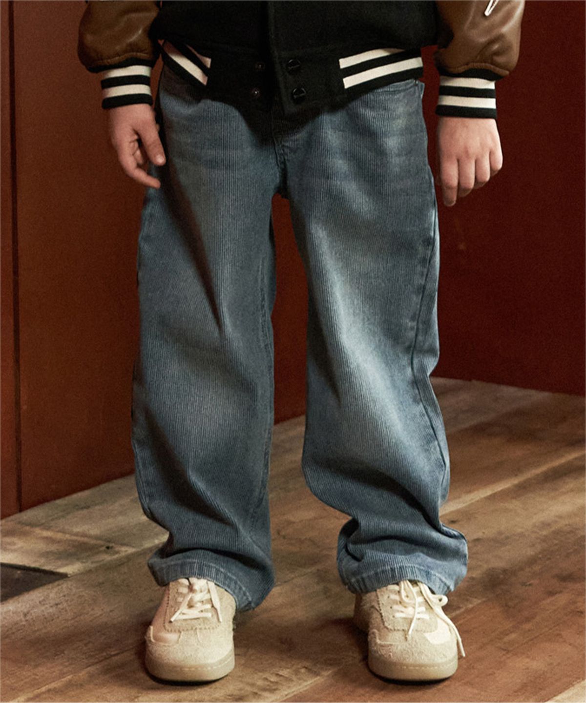 커버낫 키즈(COVERNAT KIDS) 레귤러 스트레이트 데님 팬츠 라이트블루 CK2603IP40LB
