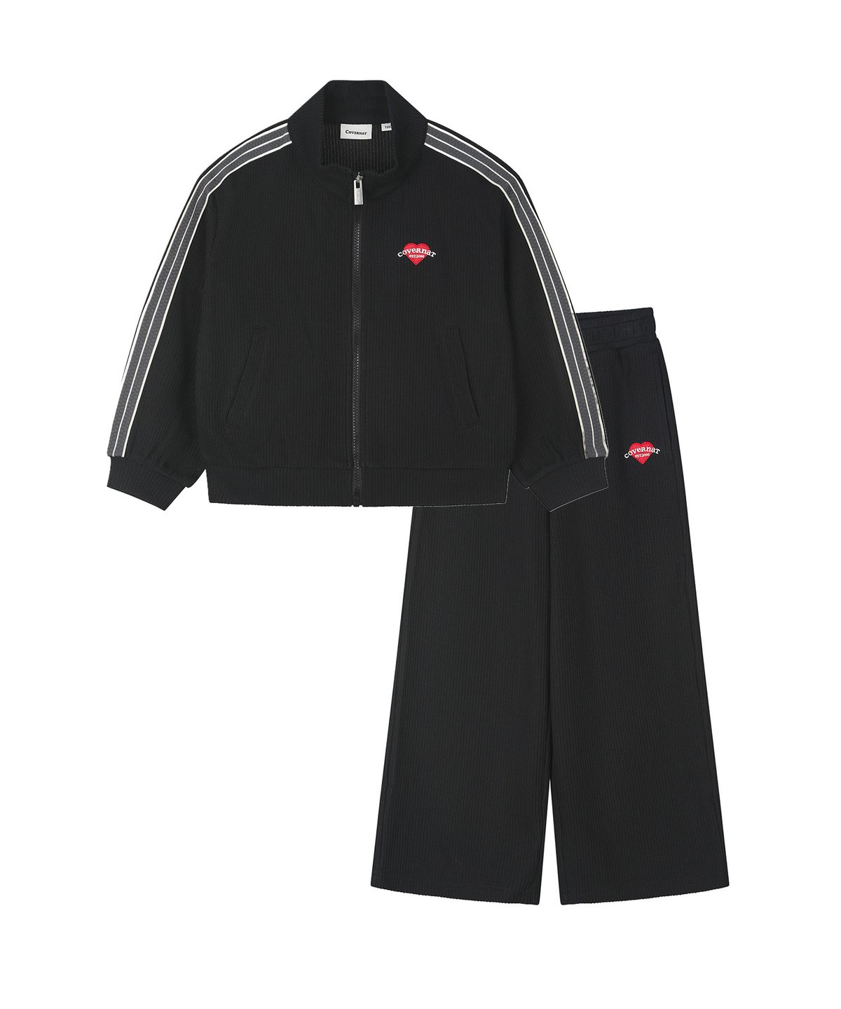 커버낫 키즈(COVERNAT KIDS) 라인트랙 커버셋 블랙 CK2603SU60BK