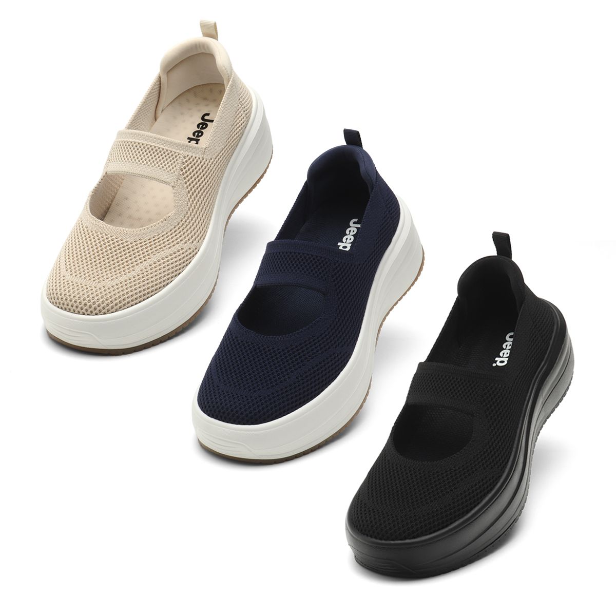 지프 슈즈(JEEP SHOES) 플랫폼 메리제인 슬립온