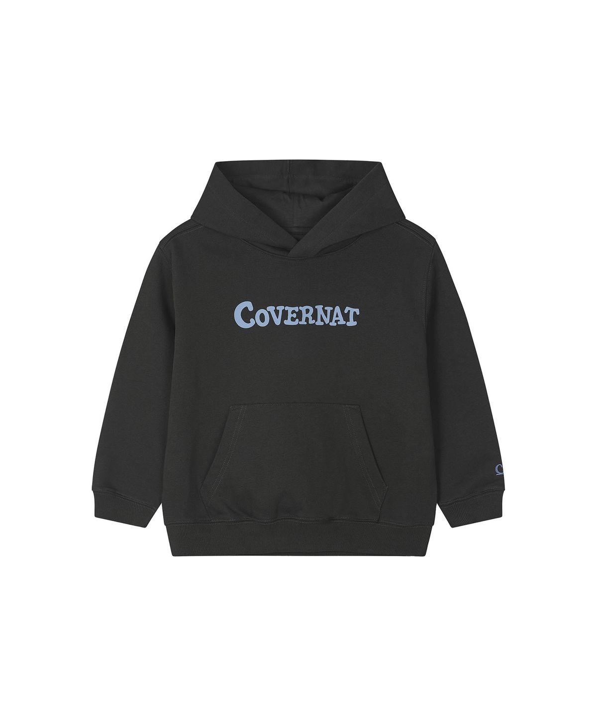 커버낫 키즈(COVERNAT KIDS) 워드마크 오버핏 후디 차콜 CK2603HD17CH