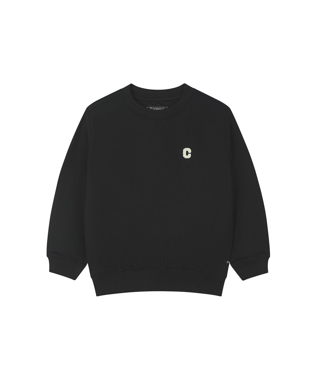 커버낫 키즈(COVERNAT KIDS) Little C 맨투맨 블랙 CK2603CRE2BK