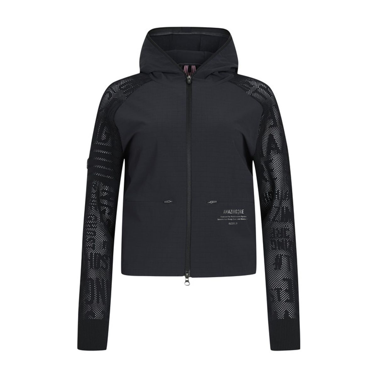 어메이징크리(AMAZINGCRE) [26SS] Women AD2 air circuit hybrid sweater jacket_A71FSJ0199
