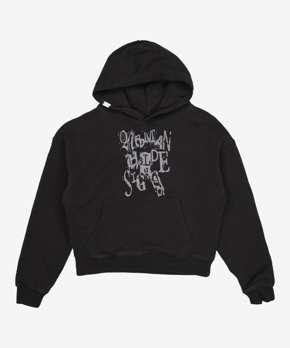 노매뉴얼(NOMANUAL) C.F HOODIE - BLACK S