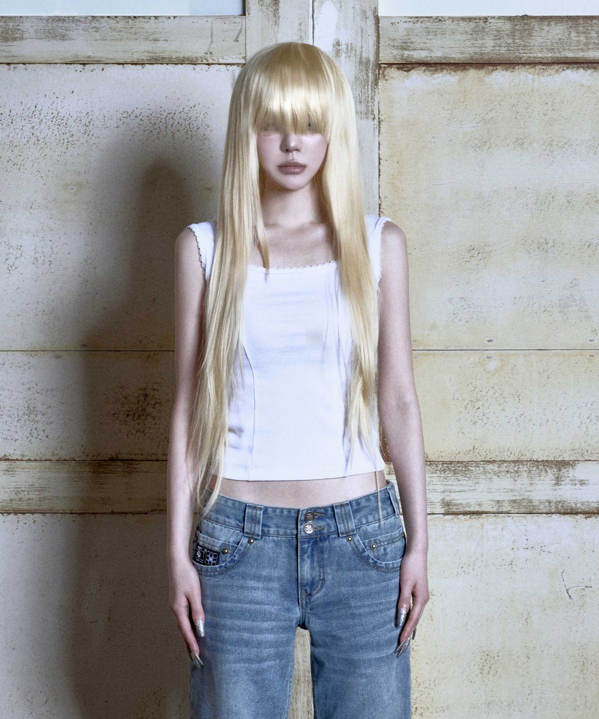 오퍼스 0012(OPUS 0012) Op.07 DAISY LACE SLEEVELESS WHITE