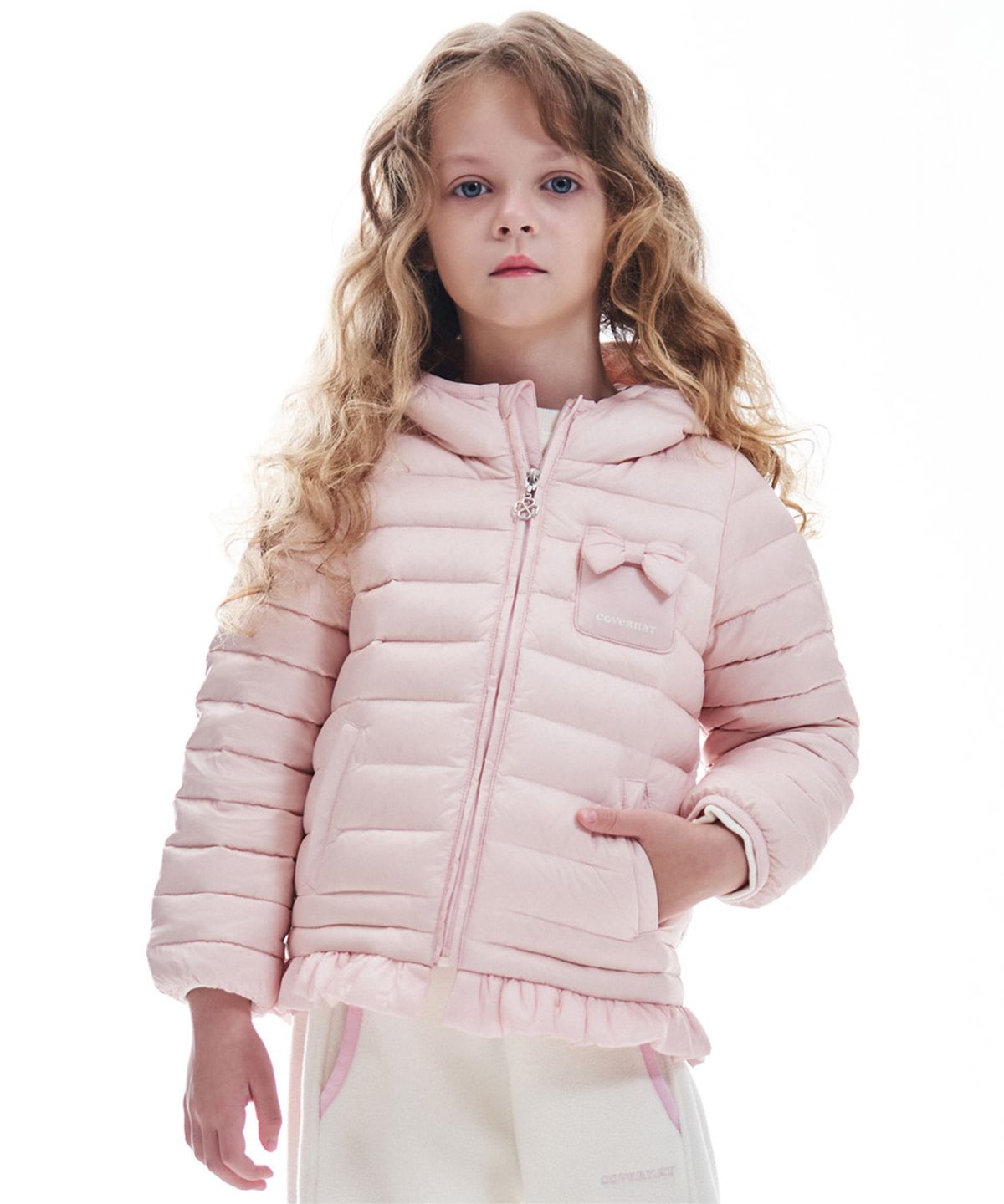 커버낫 키즈(COVERNAT KIDS) 커버라이트 경량 점퍼 핑크 CK2604DP60PI