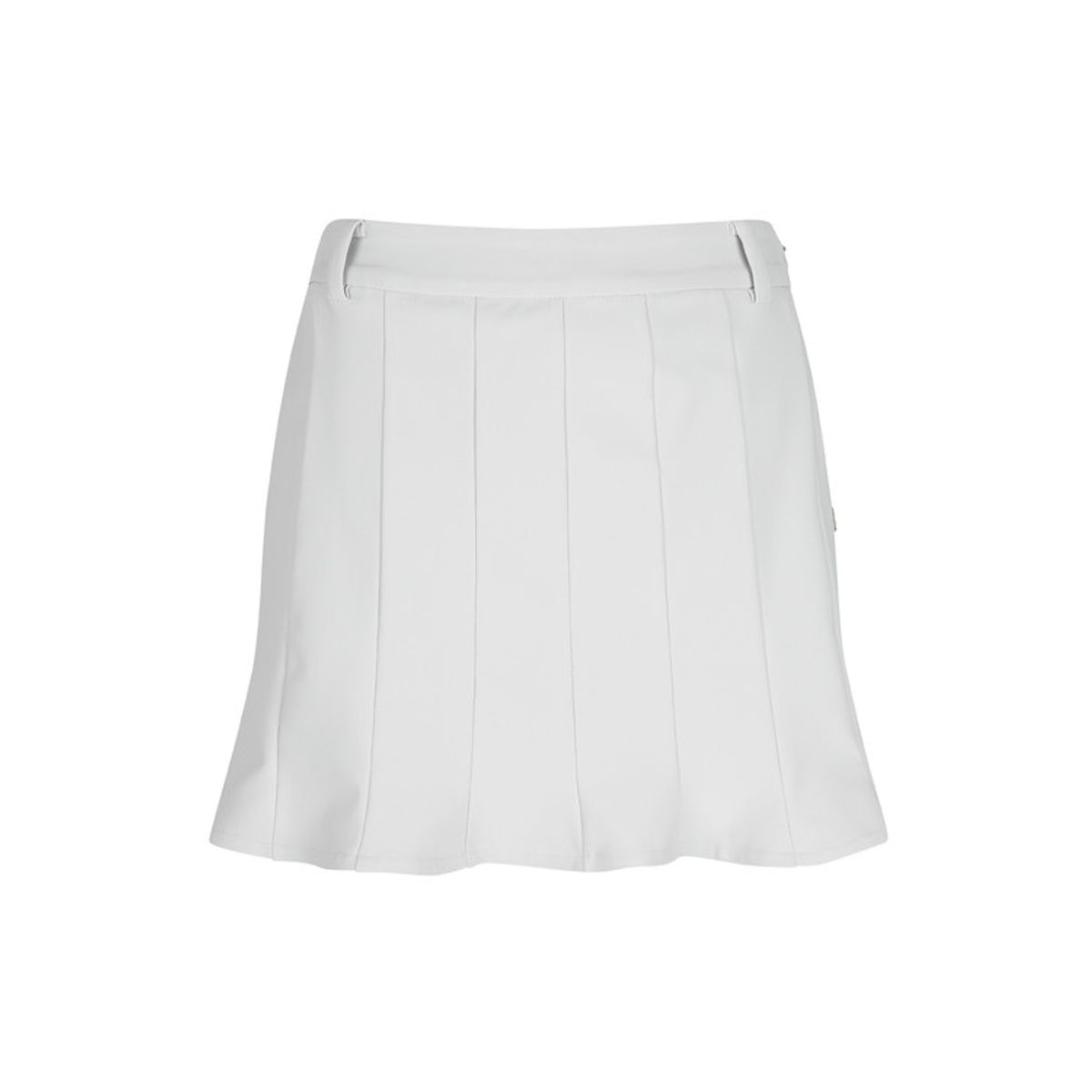 어메이징크리(AMAZINGCRE) [26SS] Women clean tech slim flared skirt_A71FSK0104