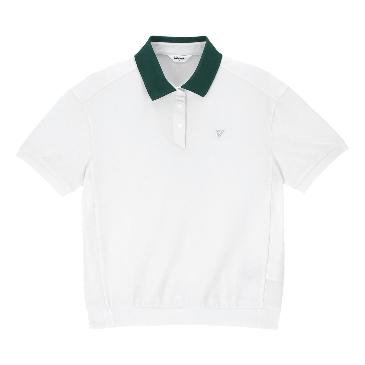 볼빅 골프웨어(VOLVIK GOLFWEAR) 여성 [STD]요꼬포인트 블루종 티셔츠 VLTSQ371_OW