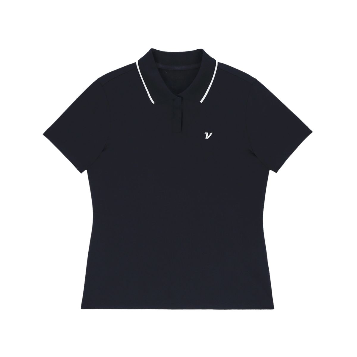 볼빅 골프웨어(VOLVIK GOLFWEAR) 여성 변형 요꼬에리 반팔 티셔츠 VLTSQ482_NA