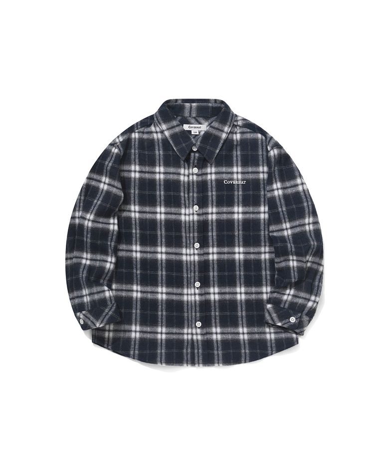 워드마크 체크셔츠 네이비 CK2604SH50NA