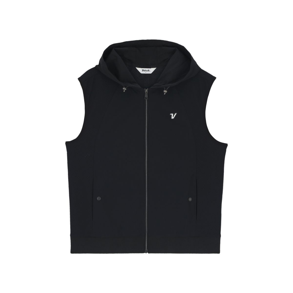 볼빅 골프웨어(VOLVIK GOLFWEAR) 여성 등판메쉬 후드달이 집업 블루종 VLMTQ501_BK
