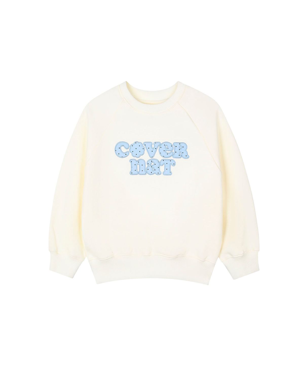 커버낫 키즈(COVERNAT KIDS) 도트 쿠퍼 스웻셔츠 아이보리 CK2604CR66IV