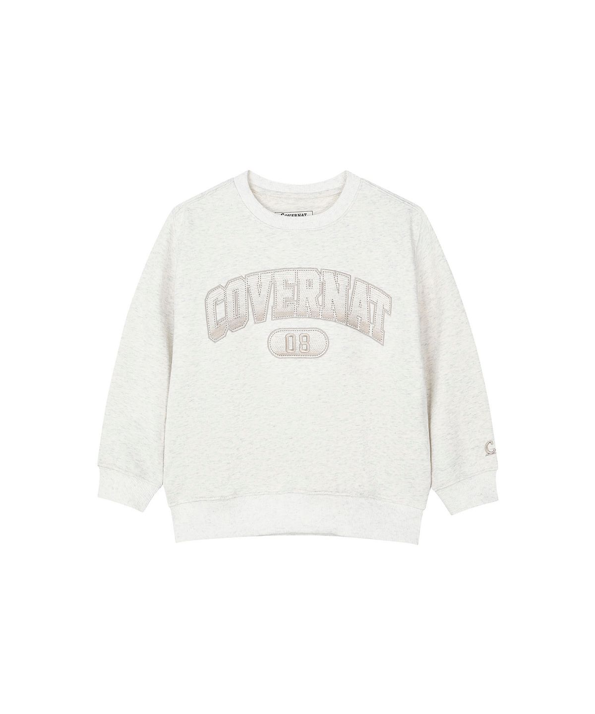 커버낫 키즈(COVERNAT KIDS) 아치 그라데이션 코지웜 스웻셔츠 오트밀 CK2604CR20OT