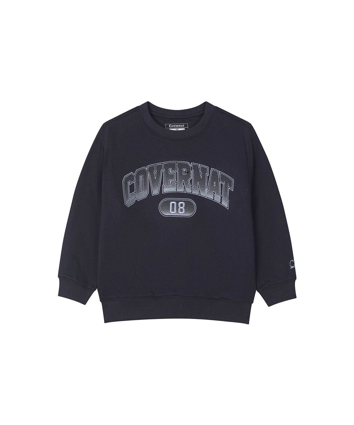 커버낫 키즈(COVERNAT KIDS) 아치 그라데이션 코지웜 스웻셔츠 네이비 CK2604CR20NA