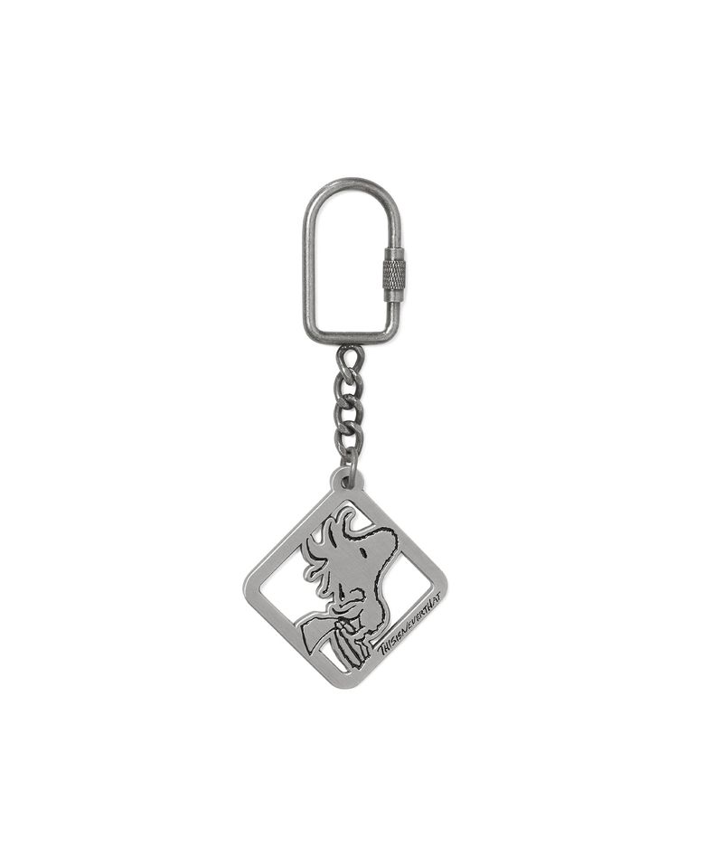 TNT PEANUTS Metal Keychain Antique Silver