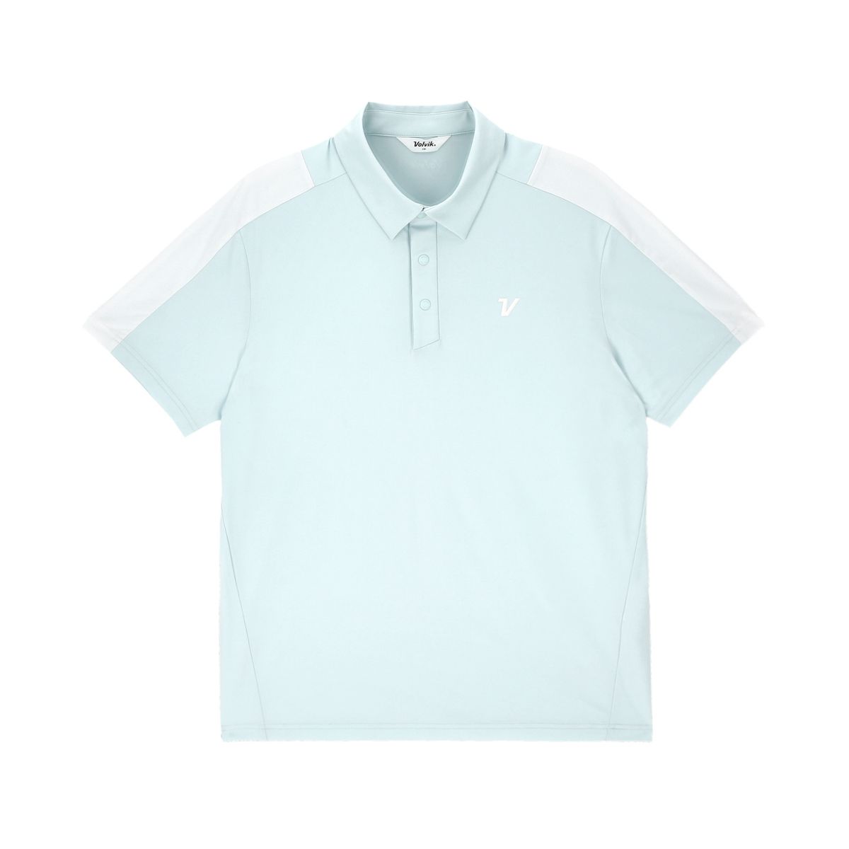 볼빅 골프웨어(VOLVIK GOLFWEAR) 남성 [STD]어깨 배색 제에리 반팔 티셔츠 VMTSQ472_LL