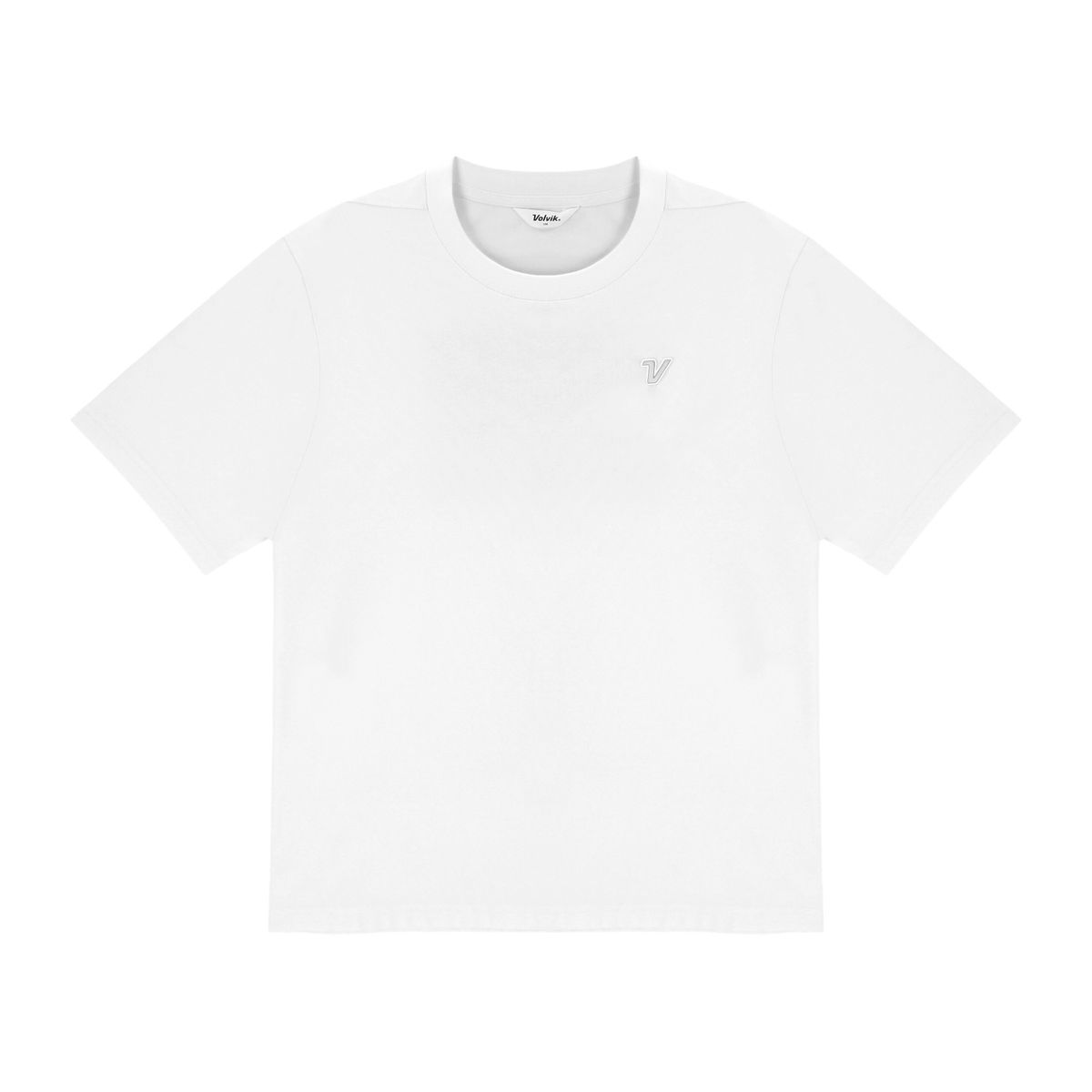 볼빅 골프웨어(VOLVIK GOLFWEAR) 남성 [STD]이지 라운드 반팔 티셔츠 VMTSQ591_OW