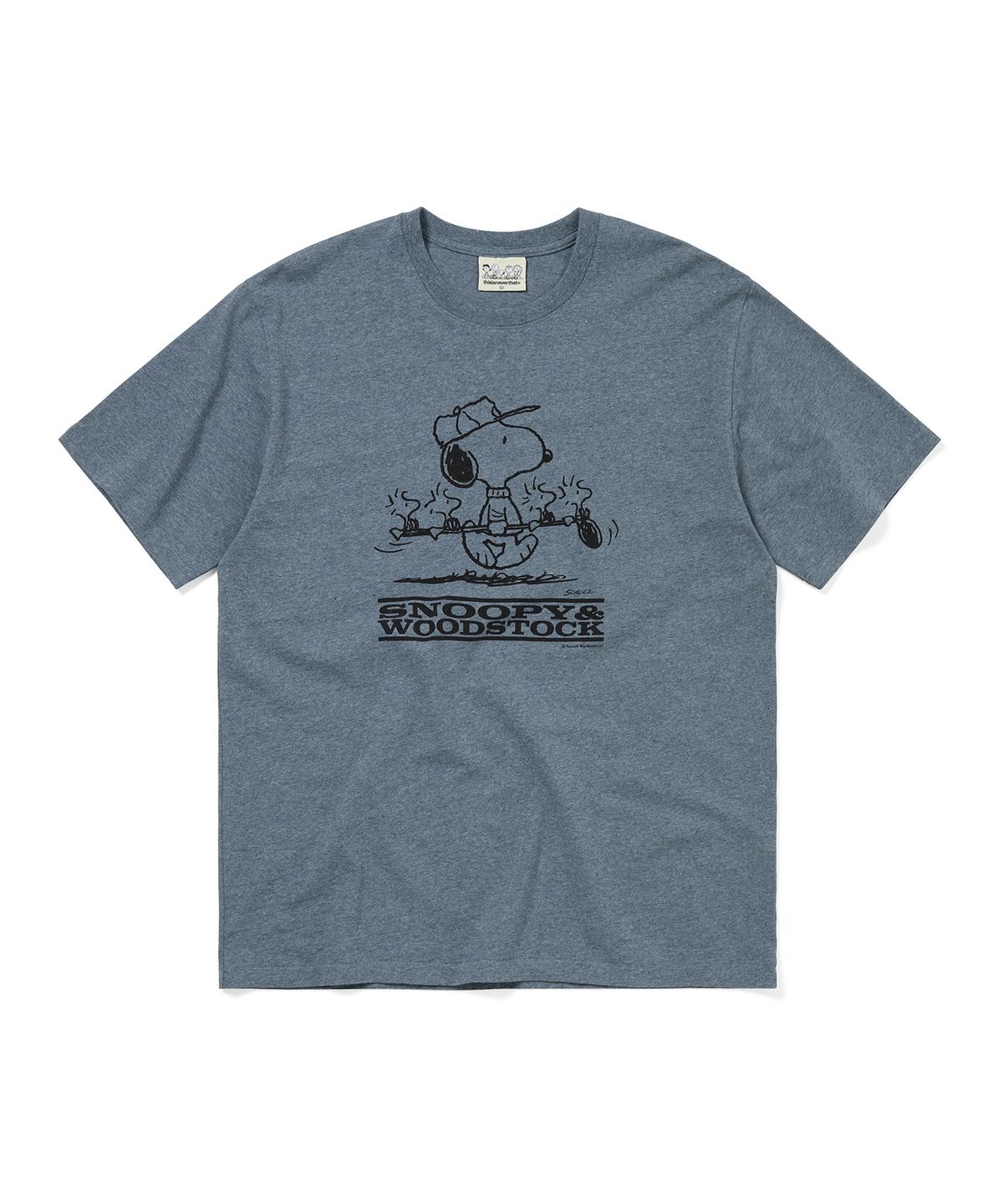 디스이즈네버댓(THISISNEVERTHAT) TNT PEANUTS Tee Heather Blue