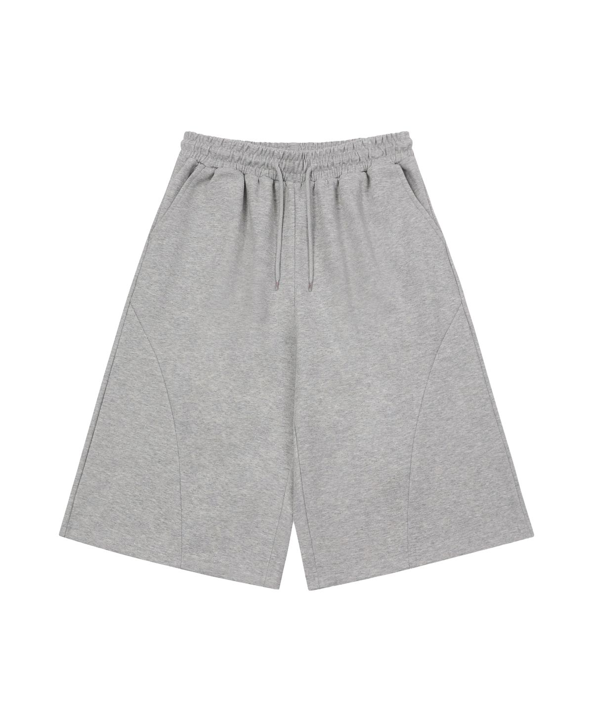 에스이에스티(S'EST) Front Cut-out Bermuda Pants Gray