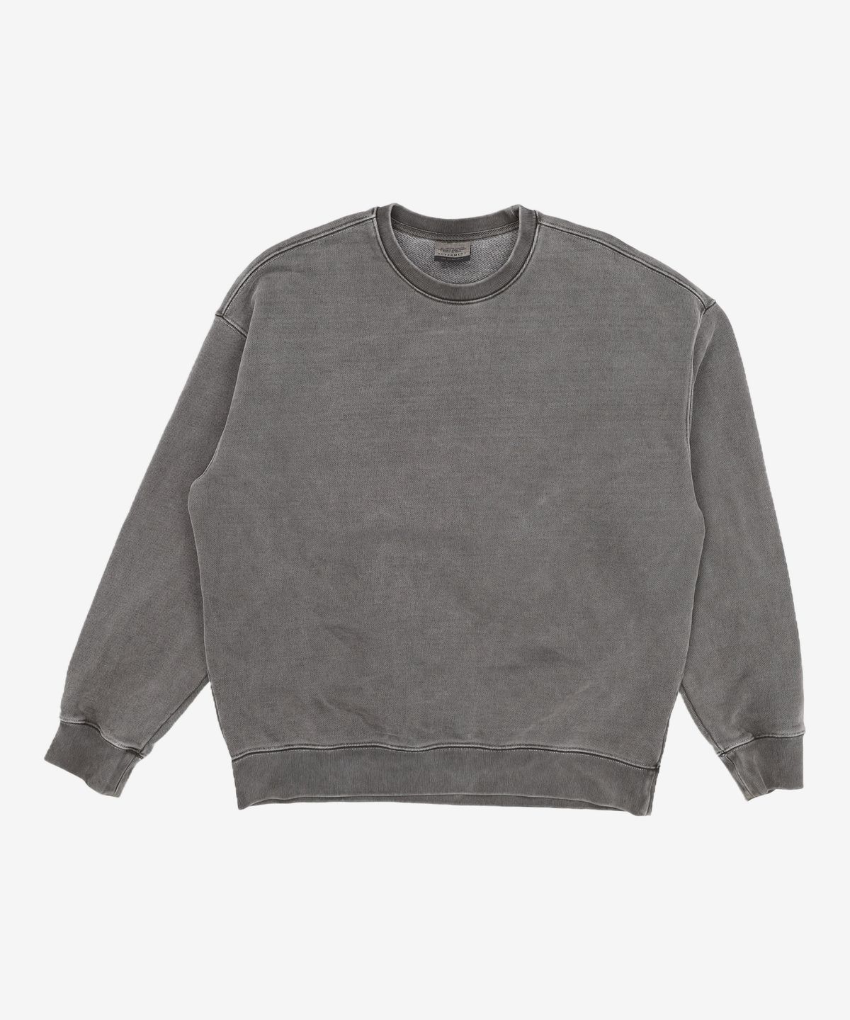 소버먼트(SOVERMENT) 980G 피그먼트 맨투맨-차콜- EXTRA LARGE