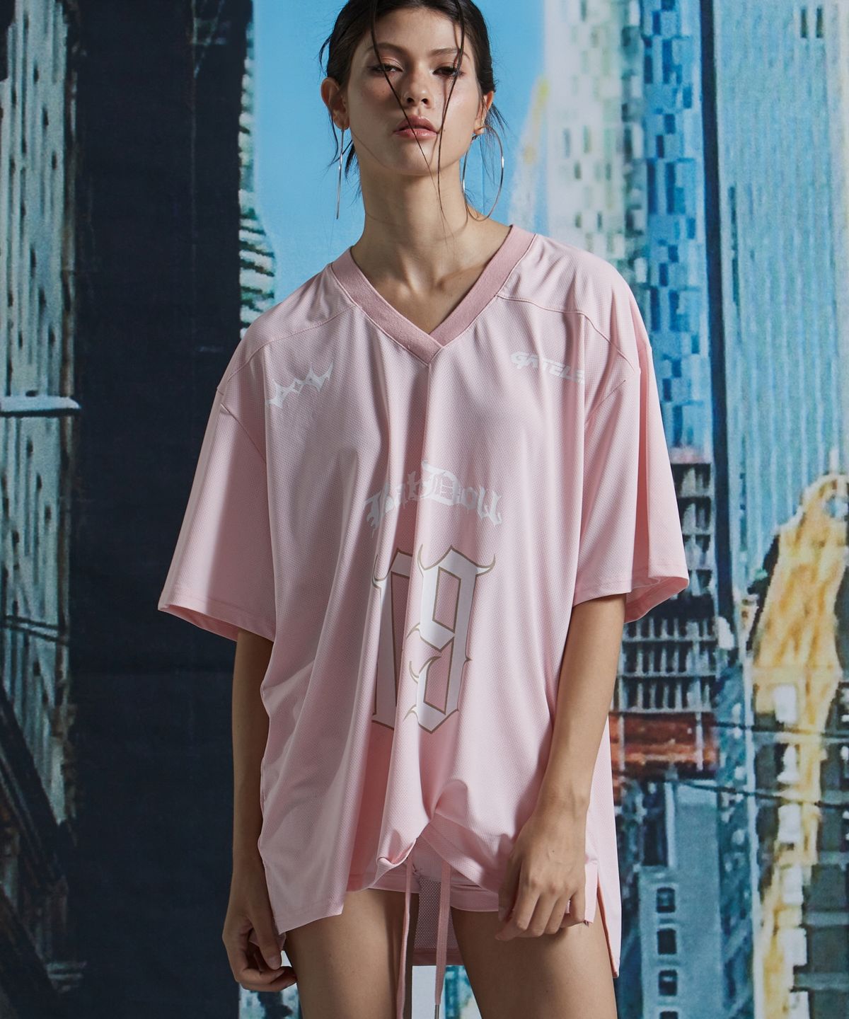 게이트리스(GATELESS) BABYDOLL BOX-T-SHIRT